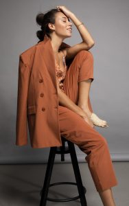 Women Jacket Pant set